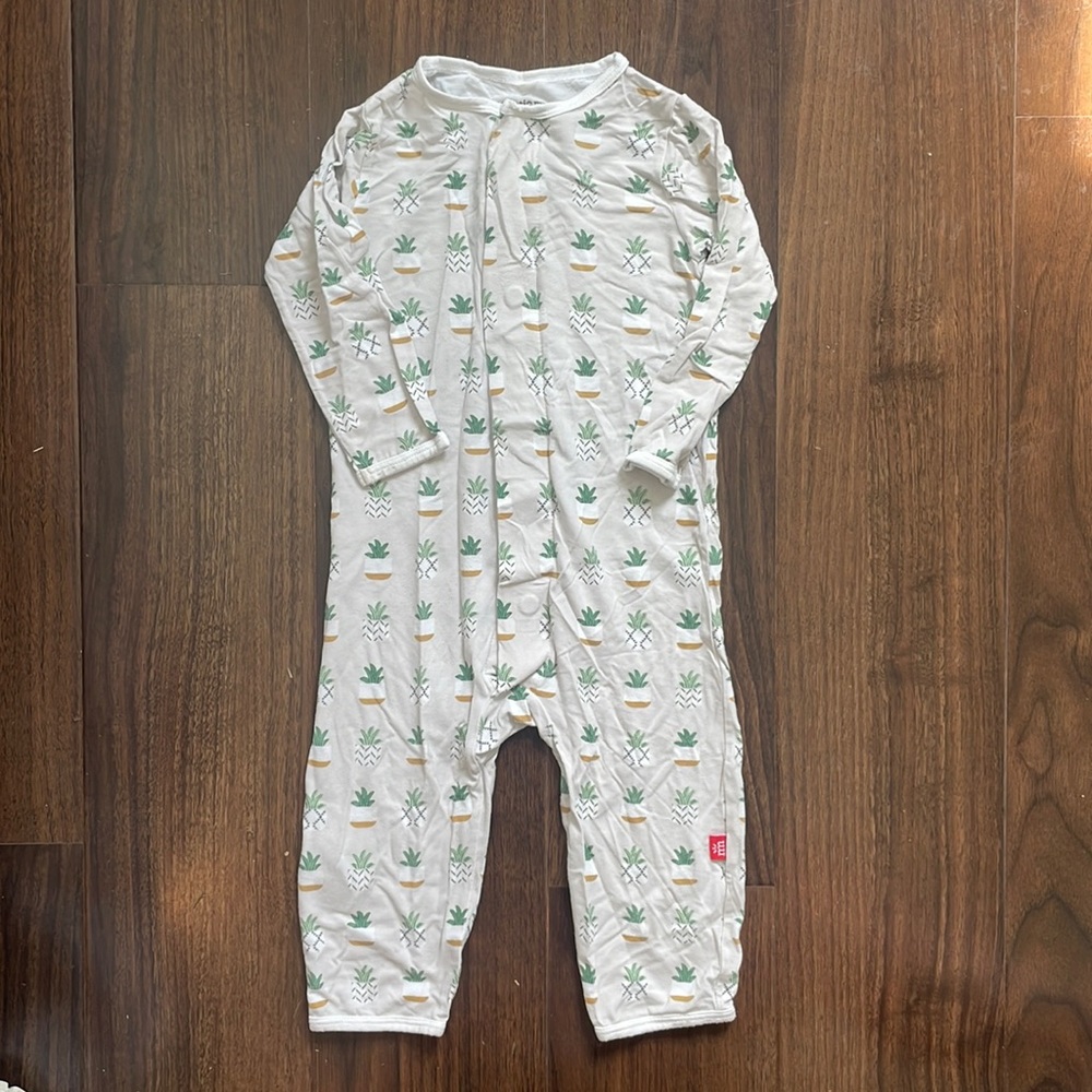 Magnetic Me Footie 6-9 Month - Succulent